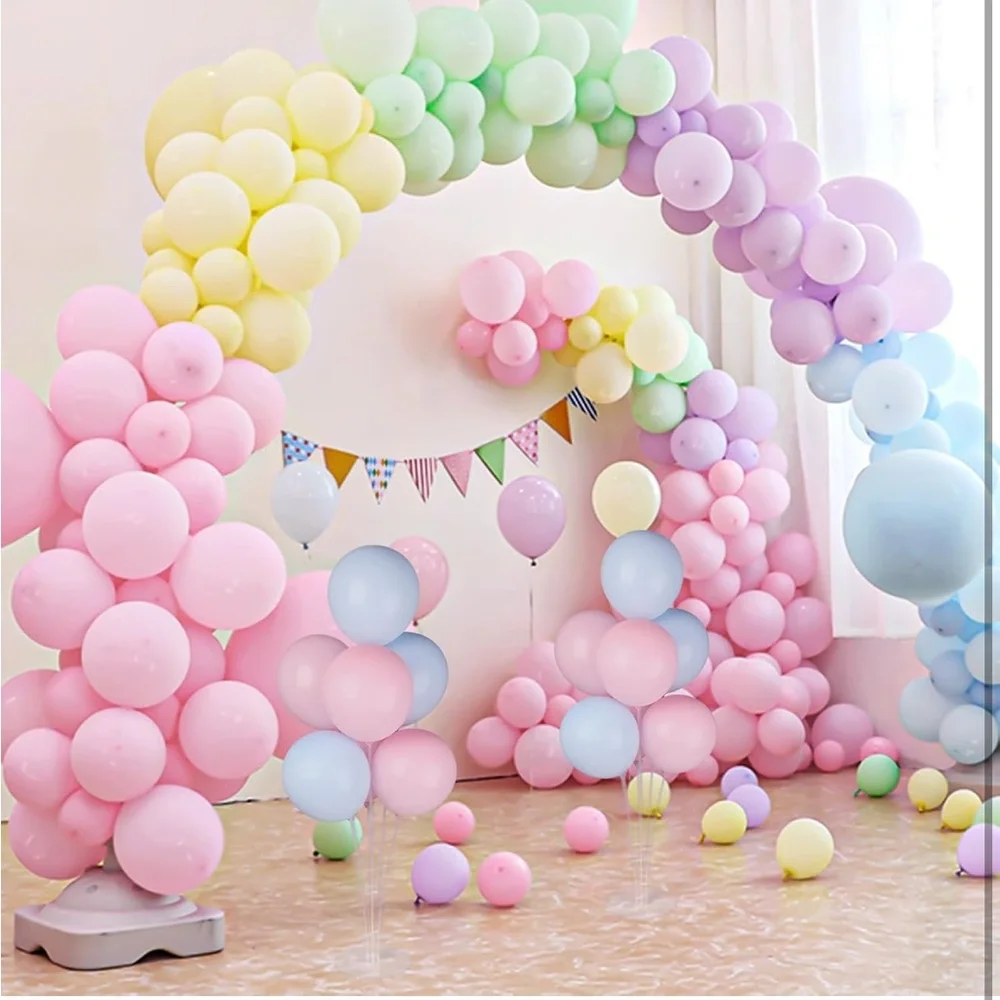 6 Sets Balloon Stand Kits with Base for Table Centerpieces Gender Reveal Party